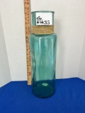 Tall Contemporary Blue/Green Vase