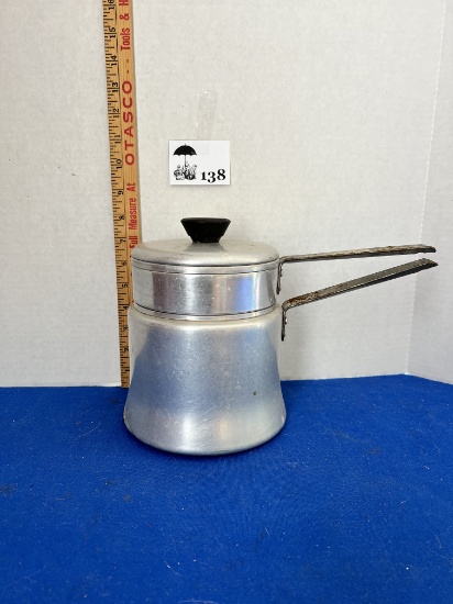Vintage Aluminum Double Boiler