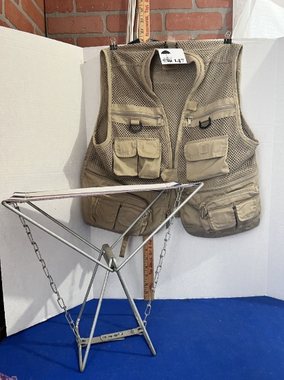 Fishing Vest and Seat