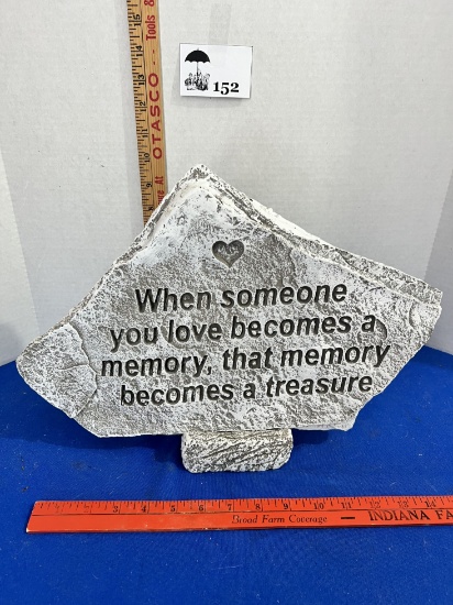 Memorial Stone w/ Stand