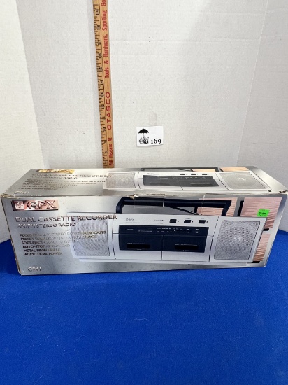 Dual Cassette Recorder - new