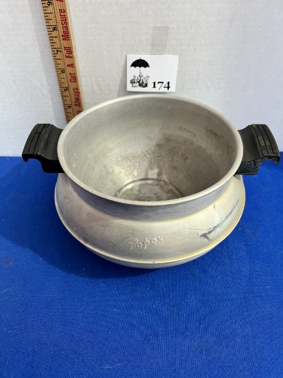 Vintage Popex Aluminum Pot - missing lid