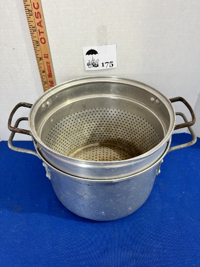 Vintage Aluminum Cooker - missing lid