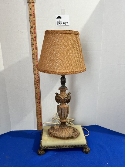 Lamp with Granite Stand - works