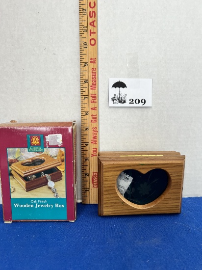 Small Wooden Jewelry Box