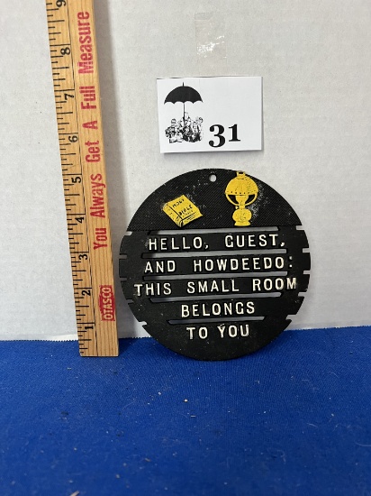 Small Cast Iron Wall Art