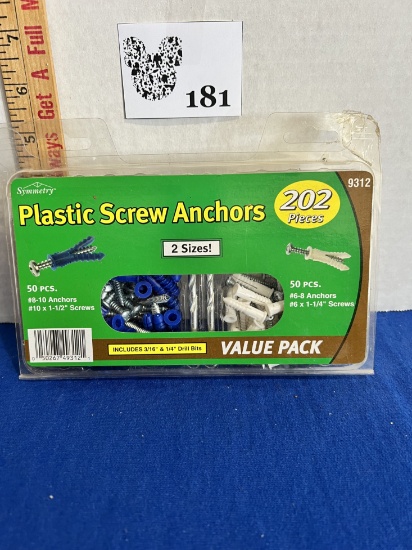 Plastic Screw Anchors - new