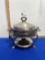 Vtg Silver Chafing Dish w/ Lid 7