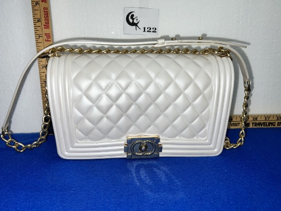 White Jelly Bag/Purse
