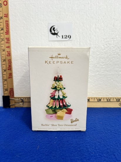 Hallmark Keepsake Barbie Shoe Tree Ornament - new