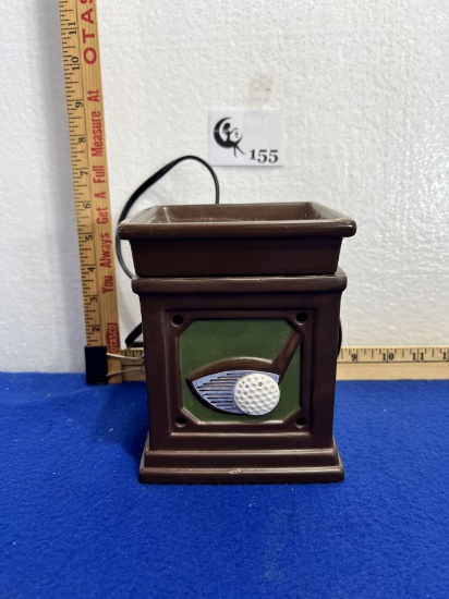 Scentsy Fore Golf Theme Wax Warmer - works