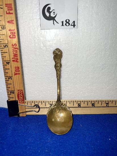Vtg brass Gravy Spoon