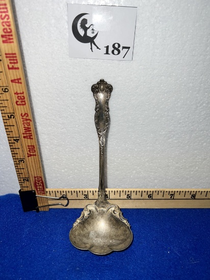 Vtg Silver Gravy Spoon