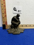 Vtg Cast Iron August Robins 