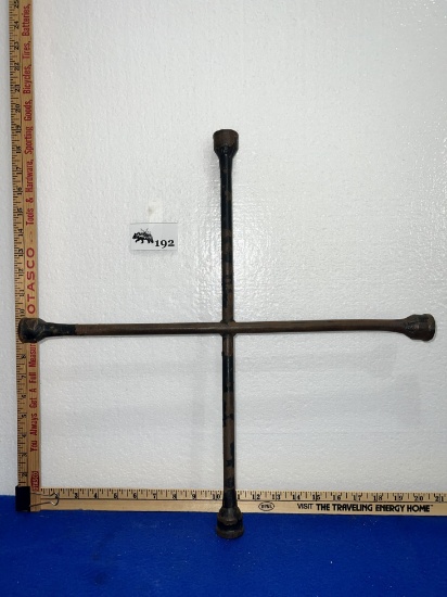 Vtg 22" 4 Way Lug Wrench