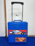 Vtg 1990's HotWheels Car Rolling Carrying Suitcase