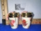 Pair of Starbucks Ban.do 2018 Floral Holiday Ornaments