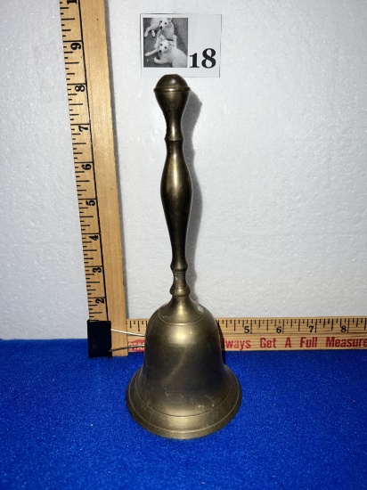 Vtg Brass 7" tall Bell