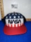 NASA Mesh Baseball Cap Hat Trucker American Flag Stars 3D