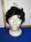 Womens Short Hair Wig w/ Mannequin Head