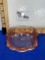 Vintage Pink Rose Tiara Indiana Vanity Tray