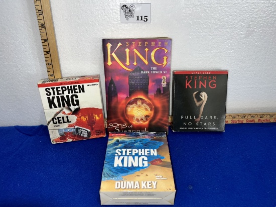 Stephen King Book & Audio Book lot