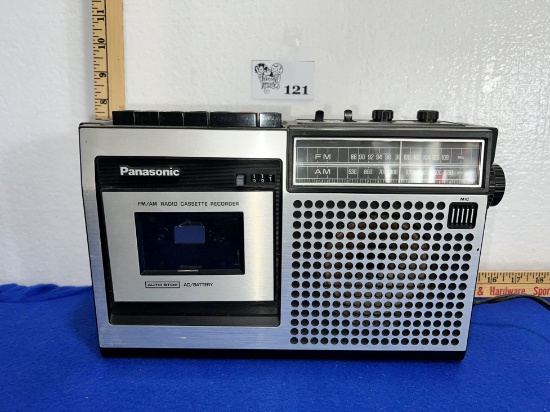Vtg National Panasonic RQ-542S FM/AM Radio Cassette Recorder Tape Player - Radio works Tape Player d