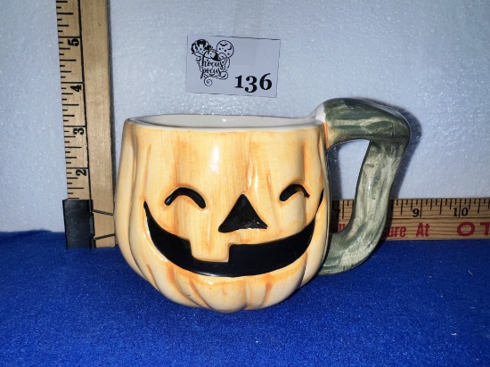 Ceramic Jack O Lantern Mug
