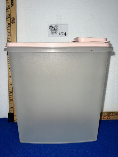 Vintage Tupperware Canister Pink