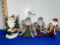 Santa Claus Figurine Lot