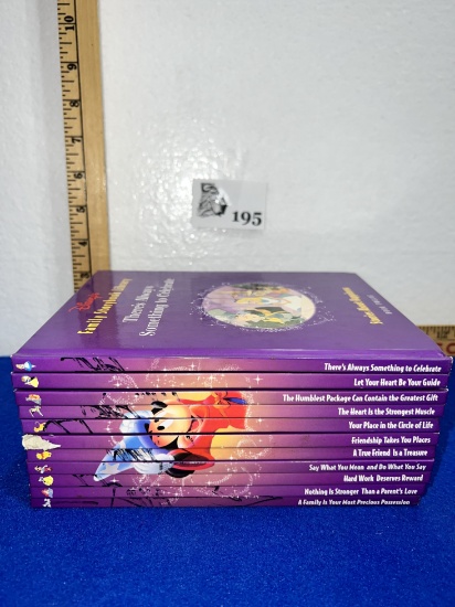 Disney 12 Volume Family Library by Disney Press (2000, Hardcover)