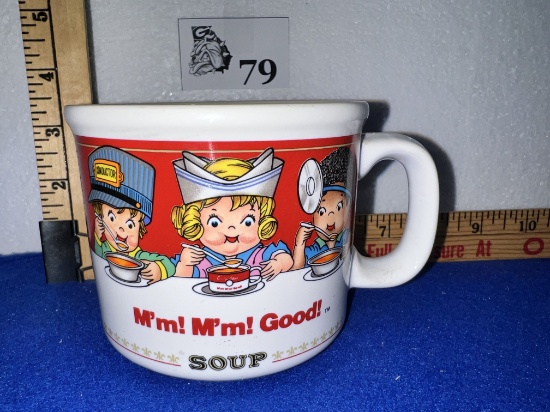 Campbell's Soup Bowl Mug M'm! M'm! Good! 1993 Westwood 13 Oz Children