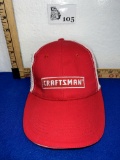 Craftsman ACE Hardware Cap Red White Mesh Snapback