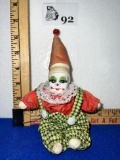 Vintage porcelain clown doll