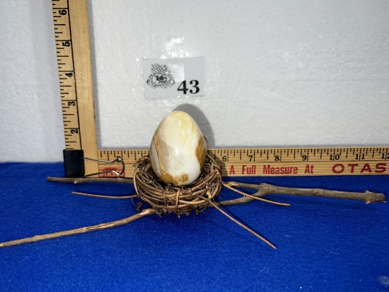 White Onyx Egg