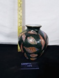 Ceramic Vase with Shell Design, no chips