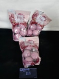 Rose Scented Bath Fizzers, Qty; 3, New