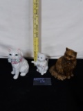 Ceramic and Resin Cat Figure Lot