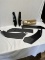 Dtouch Front Bumper Lip Splitters 6 Piece Set/Carbon Fiber Look