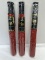 (3) Elegant Self Opener Umbrellas (Red)