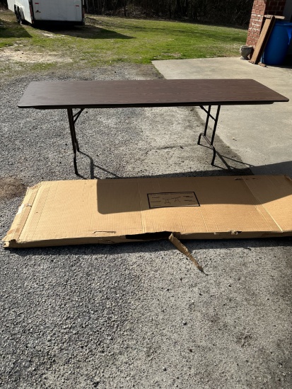 30 Inch X 96 Inch Folding Table In Box (Local Pick Up Only)