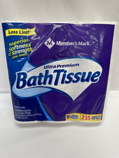 Member's Mark Ultra Premium Bath Tissue (9 Large Rolls)
