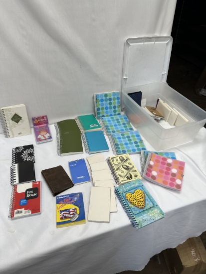 Small Tote Full of Note Pads, ETC