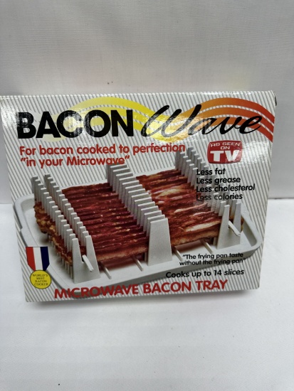 As Seen On TV Bacon Wave Microwave Bacon Tray