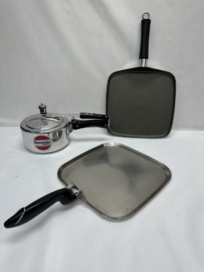 Box Lot/Hawkins Universal Pressure Cooker & Skillets