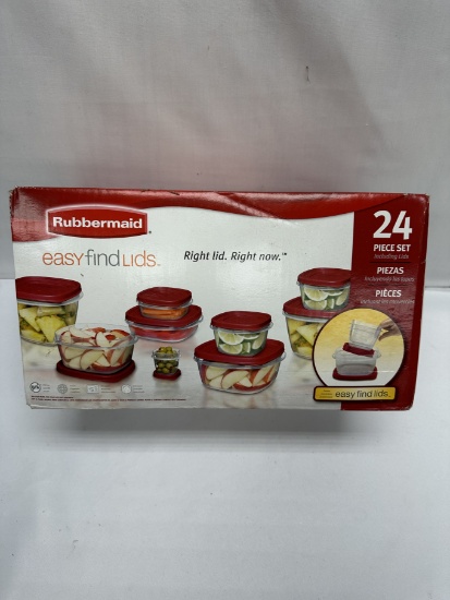 Rubbermaid 24 Piece Food Storage Set