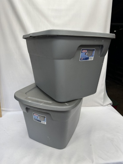 (2) Sterilite 18 Gallon Totes with Lids (Local Pick Up Only)