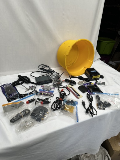 Yellow Tub Full/Splicers, Hide A Keys, AC to DC Converter, ETC