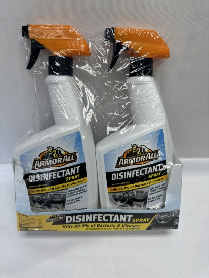 (2 Pack) Armor All Disinfectant Spray (64 OZ Total)
