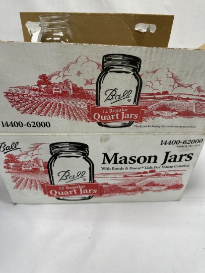 10 Pack Quart Mason Jars
